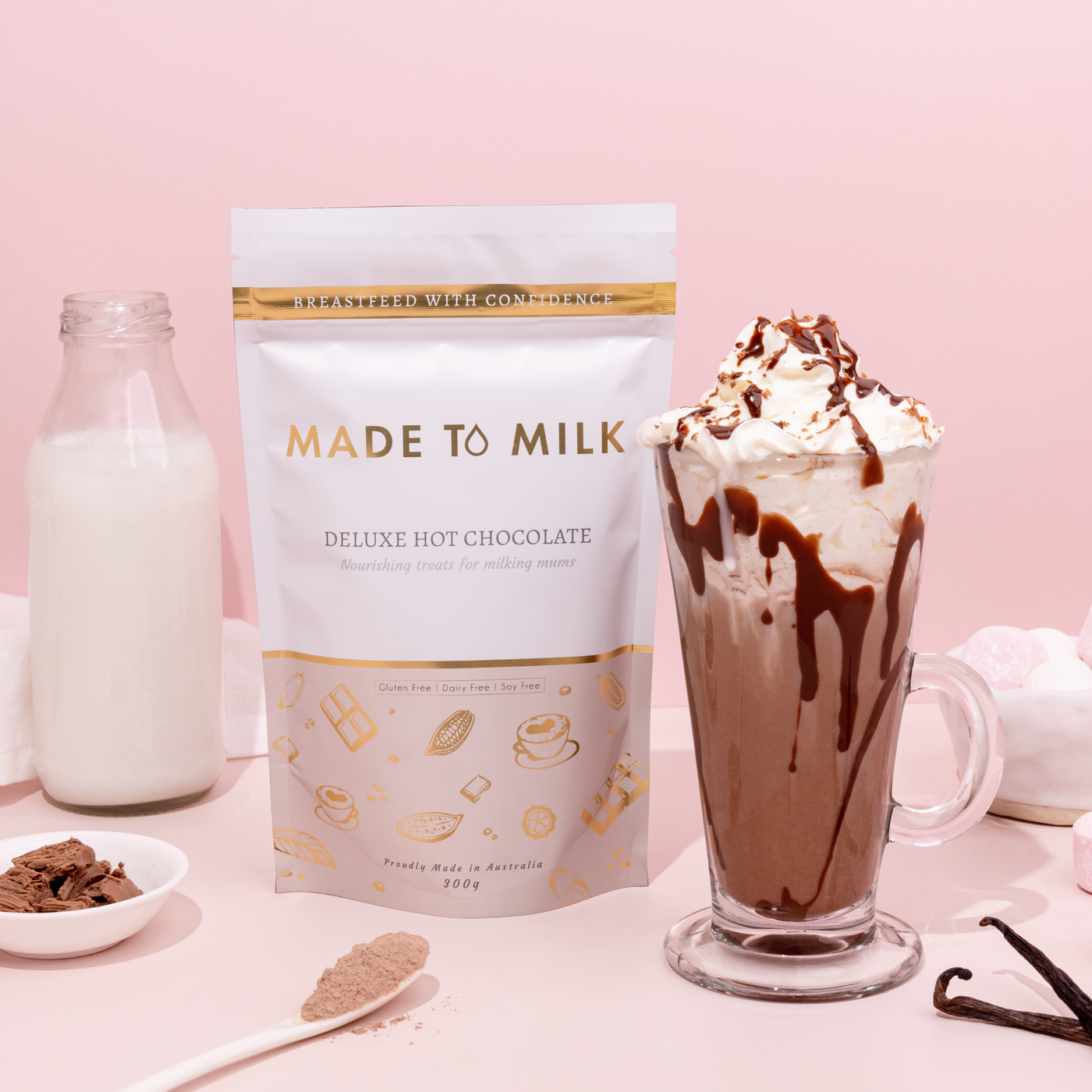 Deluxe Lactation Hot Chocolate - GF, DF & SF